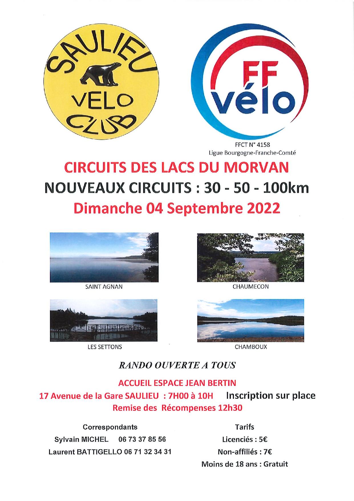 circuits des lacs du Morvan