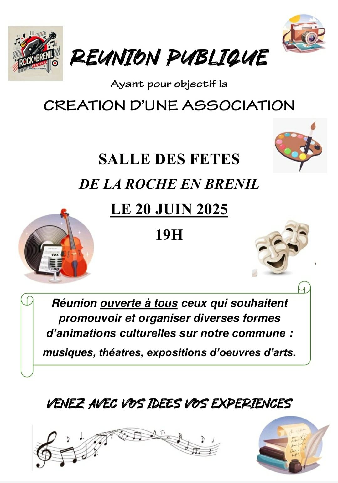 Réunion publique Art & culture
