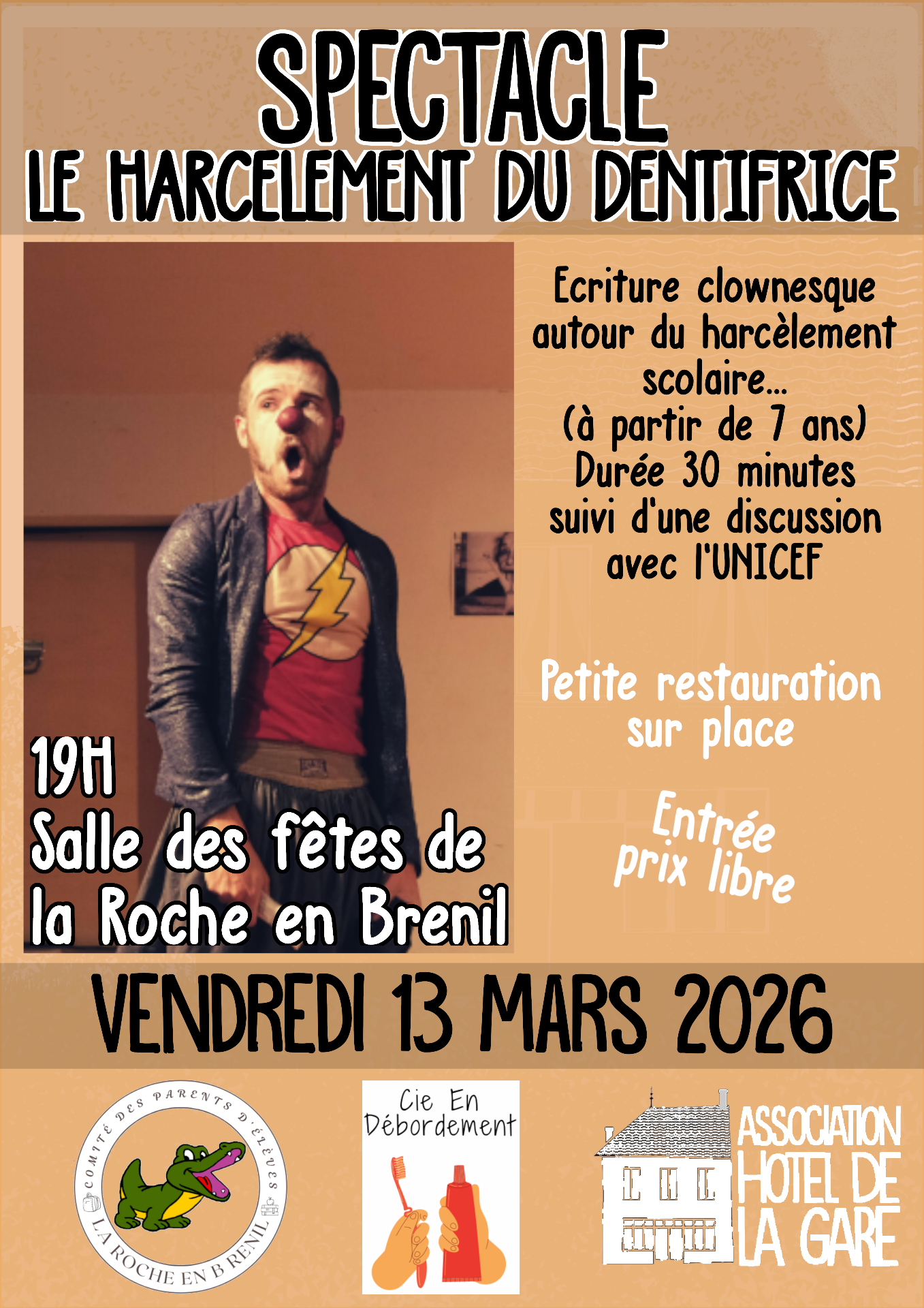 Spectacle harcèlement